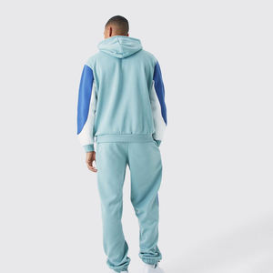 Ensemble de survêtement de sport en coton OEM 2026 pour hommes, sweat-shirt respirant et pantalon de survêtement pour les sports d'hiver - Product Image 2