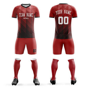 Servicio OEM de Camisetas de Fútbol Sublimadas Personalizadas para Marcas de Ropa Deportiva - Uniformes de Fútbol Cortos Estampados Unisex para Adultos de Marca Privada - Product Image 3