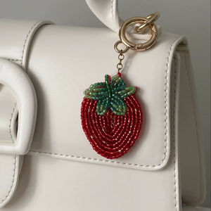 พวงกุญแจลูกปัดดีไซน์เนอร์งานมาร์ดิกราส์ ทำด้วยมือจากผ้าฝ้าย ของตกแต่งมีสไตล์สำหรับงานมาร์ดิกราส์ - Product Image 1