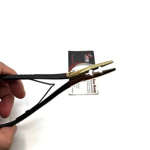 Alicates para extensiones de cabello con microperlas de dos agujeros, Impresión de logotipo personalizado, servicio OEM de acero inoxidable al por mayor - Product Image 5