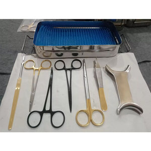 Ensemble de 11 pièces Kit de blepharoplastie manuel en acier inoxydable Chirurgie plastique Instruments de haute qualité Kit CE - Product Image 5