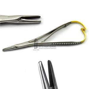 Ensemble d'instruments chirurgicaux orthodontiques manuels de qualité supérieure, porte-aiguilles Mathieu personnalisé, embouts TC, insert dentaire de base, haute qualité - Product Image 2