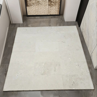 2024 Carrelages muraux de sol en pierre calcaire rustique moderne Beige clair 1.2x30.5x61cm Taille de coupe Finition antique dégringolée pour les villas