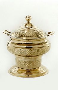 Plato de comida de Metal para mesa martillado de cobre, última llegada, elegante, hecho a mano, venta al por mayor, plato de servir indio decorativo para boda - Product Image 3