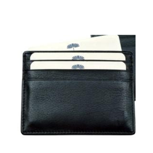 Tarjetero Unisex de Cuero Genuino con Múltiples Compartimentos para Tarjetas, Sin Cierre para Tarjetas de Crédito - Product Image 1