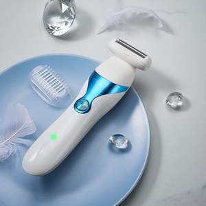 Afeitadora Eléctrica Femenina Inalámbrica, Diseño Húmedo/Seco, para el Cuerpo, Axilas, Piernas, Resistente al Agua, para el Área del Bikini, IPX7 - Product Image 2