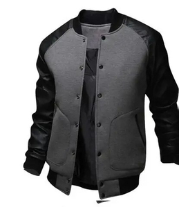 Chaqueta universitaria de béisbol personalizada unisex de alta calidad, la mejor calidad, moda, cómoda, Bombardero a granel, carta de lona Varsity para hombre - Product Image 4