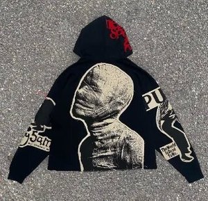 Custom Cotton Hoodie Vendors High Quality Regular Fit Polyester 180gsm Fleece Winter Digital Eco-Friendly Sports <b>Men</b> Vintage - Product Image 5