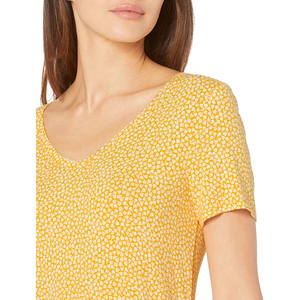T-shirts d'été pour femmes sur mesure de haute qualité, décontractés, coupe ajustée, respirants, séchage rapide, polyester/coton écologique - Product Image 6