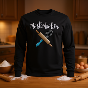 Camiseta de manga larga Masterbaker con diseño de galletas navideñas para adultos, unisex - Product Image 3