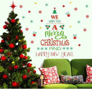 <span class=keywords><strong>Buon</strong></span> <span class=keywords><strong>natale</strong></span> <span class=keywords><strong>felice</strong></span> <span class=keywords><strong>anno</strong></span> nuovo citazioni adesivi murali albero di <span class=keywords><strong>natale</strong></span> fiocchi di neve disegni vinile riutilizzabili decorazioni Y & l - Product Image 4