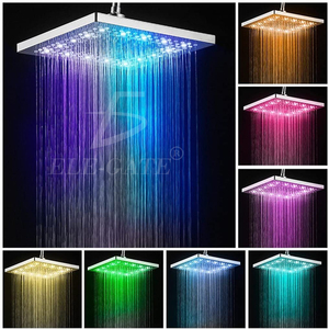 Soffione Doccia LED dal Design Moderno con Sensore di Temperatura e Luci RGB, Lampade a Specchio - Product Image 6