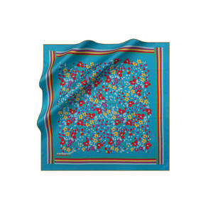 Pañuelo Cuadrado de Poliéster Twill con Estampado Floral Cacharel - Product Image 1