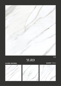 Surface brillante 600x600 Carrelage de sol en porcelaine super blanche antidérapante - Product Image 5