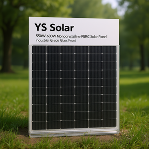 YS <b>Solar</b> 550W-<b>600W</b> Monocrystalline PERC <b>Solar</b> <b>Panel</b> Industrial Grade Glass Front - Product Image 3