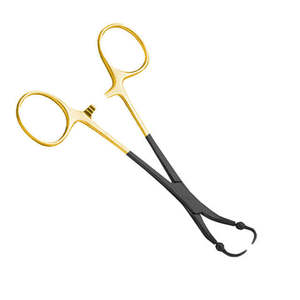 Pinzas de Toalla Roeder, Pinza Quirúrgica Manual de Acero Inoxidable Perforante con Bola en las Mandíbulas para Cirugía Ginecológica - Product Image 5