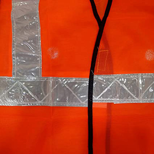 Chaleco de Seguridad Naranja de Alta Visibilidad, Transpirable y Ligero, Talla Grande, Impermeable, con Cinta Reflectante, Logotipo Personalizable, con Envío - Product Image 3