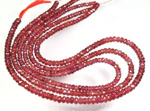 Perles de pierres précieuses de grenat africain naturel de haute qualité, micro-facettées, forme ronde, briolette, 4,5-5 mm, 14 pouces, en vrac, pour collier - Product Image 3