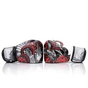 นวมชกมวย Fairtex หนังแท้ คุณภาพสูง สีสั่งทำได้ น้ำหนักเบา กันน้ำ แบบผูกเชือก สำหรับฝึกซ้อมและต่อยมวยไทย - Product Image 1