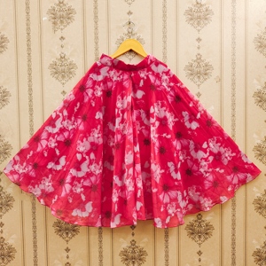 Shoryam Fashion, el Más Vendido, Lehenga Choli Étnico Rojo con Flores para Niñas, de Poliéster, Largo hasta el Suelo |   Nuevo y Moderno para Fiestas - Product Image 2
