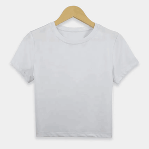Latest Arrival Wholesale Price New Design Hot Selling Summer Women <b>Crop</b> <b>Top</b> Shirt High Quality Low Price Short Sleeves <b>Crop</b> <b>Top</b> - Product Image 3