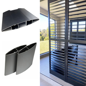 Telaio in Alluminio Verniciato a Polvere per <span class=keywords><strong>Tapparelle</strong></span>, Persiane di Ventilazione in Alluminio su Misura Specifiche per Edifici Commerciali - Product Image 1