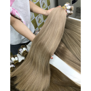 Extensions de cheveux vierges russes européennes de haute qualité de couleur foncée froide directe d'usine - Product Image 6
