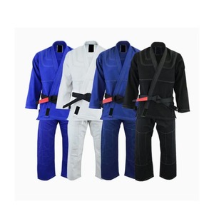 Traje de BJJ de competición de Jiu Jitsu Gi brasileño profesional con cinturón, de algodón ligero Kimono de artes marciales, logotipo personalizado disponible - Product Image 2