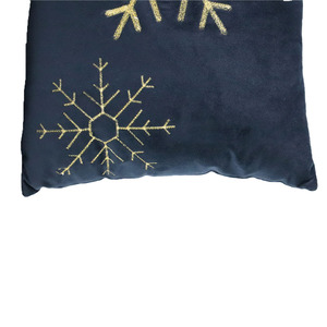 <b>Christmas</b> Design Embroidery Pillow Cover 12x18 Holiday Home Decoration Sofa <b>Cushion</b> Pillow Cover - Product Image 4