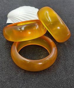 Brazaletes acrílicos de resina grandes gruesos Vintage, brazaletes irregulares geométricos para mujeres y hombres, joyería - Product Image 5