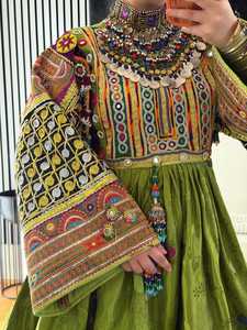 ชุดเดรสของผู้หญิง Afghani สีดำงานทำมือล่าสุด2025 - Product Image 4