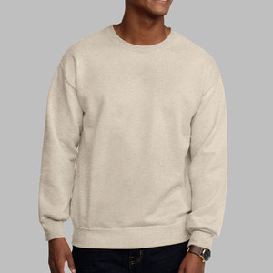 Sudadera orgánica clásica Cuello redondo Manga larga Sudadera básica Sudadera térmica - Product Image 2