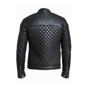 Veste en cuir pour homme à manches longues, matière pure, logo personnalisé, séchage rapide, meilleure arrivée, respirante, service OEM, veste en cuir pour homme - Product Image 3