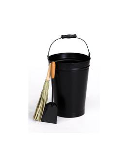 Seau à charbon en fer rustique avec design classique et base durable idéal pour la décoration de cheminée de ferme et le charbon pratique - Product Image 6