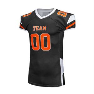 เสื้อฟุตบอลแขนสั้นปักลายผ้าโพลีเอสเตอร์ออกแบบได้ตามต้องการหมายเลขทีมและโลโก้ตามต้องการ - Product Image 3