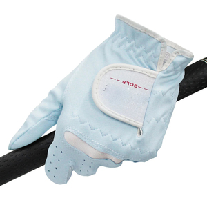 Gants de golf avec logo personnalisé impression par sublimation camouflage main gauche gants de golf en cuir cabretta au prix de gros - Product Image 3