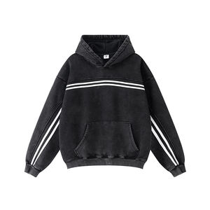 Pantheraint เสื้อฮู้ดผู้ชายผ้าฝ้ายผสมลายนูน, เสื้อแนวสตรีทไซส์ใหญ่เสื้อผ้าฝ้ายผสม100% ฤดูหนาว - Product Image 1