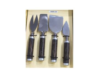 Ensemble de fromage de luxe à manche en cuivre en acier inoxydable avec poignée de luxe faite à la main Couverts à fromage Vaisselle de haute qualité - Product Image 6