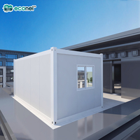 Petite maison portable personnalisable de luxe 20 pieds 40 pieds Conteneur modulaire détachable Maison mobile en acier Hôtels préfabriqués