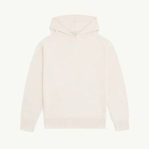 Sudaderas personalizadas al por mayor jersey liso estampado en blanco algodón de rizo francés bordado Sudadera con capucha polar - Product Image 1