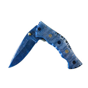 Navaja de bolsillo plegable artesanal de acero de Damasco de 67 capas, fábrica al por mayor para minoristas con soporte de personalización OEM - Product Image 3