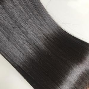 Extensions de cheveux humains vierges vietnamiens à cuticules alignées os droit couleur naturelle Double trame en stock - Product Image 4