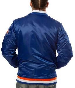 Veste de sport imperméable en laine de haute qualité pour hommes, col montant, logo frontal, vente en gros personnalisée 2025, motif d'équipe OEM - Product Image 2