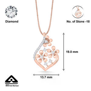Pendentif Charme Classique Diamant Brillant Éclatant - Product Image 6
