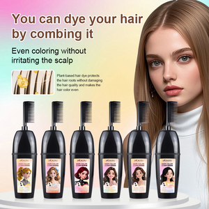MOKERU Extracto Natural Cubre Rápidamente las Canas 3 en 1 200ml Champú Colorante para el <span class=keywords><strong>Cabello</strong></span> con Peine para Uso Doméstico Tinte para el <span class=keywords><strong>Cabello</strong></span> <span class=keywords><strong>de</strong></span> Marca Privada - Product Image 2