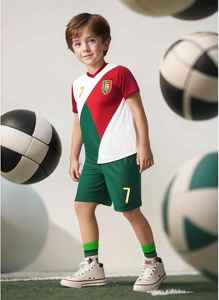 Kit de pantalones cortos de camiseta de fútbol para hombres y mujeres, uniformes de equipo personalizados, OEM Proveedor de Ropa de fútbol, conjuntos de fútbol juvenil al por mayor - Product Image 2