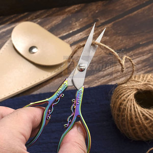 Best Quality Multi Purpose Bird Stork Small <b>Scissor</b> 3.5" Beauty Embroidery Fancy <b>Scissors</b> - Product Image 6