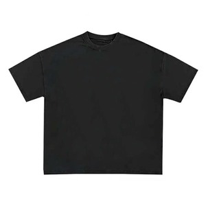 Venta al por mayor personalizado Plus Size 100% algodón Hip-hop marca diseñador hombres camisetas Oversize T Shirt - Product Image 5