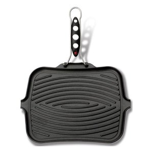 Sartén de Hierro Fundido DIVINA de 25x25cm, Negra, Compatible con Ilsa para Planchas y Sartenes de Parrilla - Product Image 3