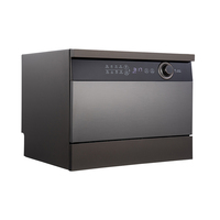 Lavavajillas Compacto de Sobremesa para 6 Personas, Lavavajillas Automático Independiente para Cocina Doméstica